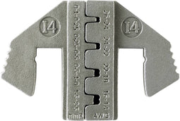 TOOLCRAFT PLE-0I4 Krimp-onderdelen Platte stekkers Krimpbereik: 0.1 tot 2.5 mm² Geschikt voor merk: TOOLCRAFT PZ-500