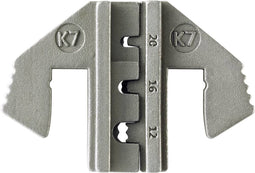 TOOLCRAFT PLE-0K7 Krimp-onderdelen Geschikt voor connector: DUITS Krimpbereik AWG: 12 tot 20 AWG Geschikt voor merk: TO