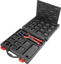 TOOLCRAFT PZ-500 Krimptang Zonder krimpinsert, Met systeemkoffer