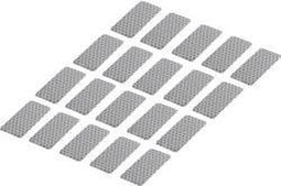 TOOLCRAFT RTS25/50-SV 1563940 Plakstroken RTS Zilver (l x b) 50 mm x 25 mm 20 stuk(s)