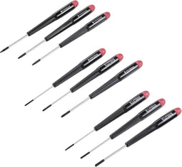 TOOLCRAFT Schroevendraaierset 9-delig Plat, Kruiskop Phillips, T-profiel