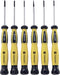 TOOLCRAFT Schroevendraaierset Elektronica en fijnmechanica, ESD 6-delig Plat, Kruiskop Phillips
