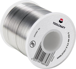 TOOLCRAFT Soldeertin, loodvrij Sn99,3Cu0,7 250 g (Ø) 0.5 mm