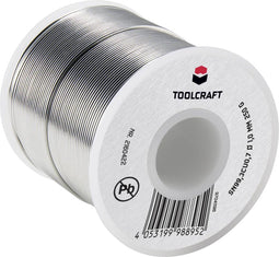 TOOLCRAFT Soldeertin, loodvrij Sn99,3Cu0,7 250 g (Ø) 1 mm
