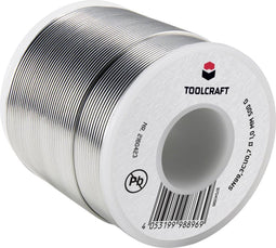 TOOLCRAFT Soldeertin, loodvrij Sn99,3Cu0,7 500 g (Ø) 1 mm