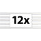 TOOLCRAFT TC-7200X12T Lijmstick 7 mm 100 mm Transparant 60 g 12 stuk(s)