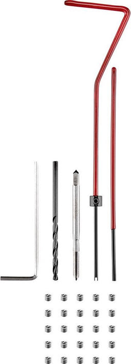 TOOLCRAFT TO-5017512 Schroefdraad reparatieset 30-delig M2.5