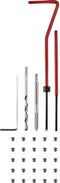 TOOLCRAFT TO-5017515 Schroefdraad reparatieset 30-delig M3.5