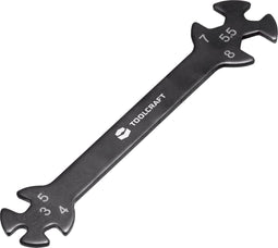 TOOLCRAFT TO-5693100 Dubbele ringsleutel 3 - 8 mm