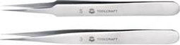 TOOLCRAFT TO-5861034 Pincetset 2-delig Spits, superfijn 120 mm
