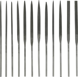 TOOLCRAFT TO-6897174 12-delige naaldvijlenset Slaglengte 65 mm Lengte 140 mm 1 stuk(s)