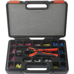 TOOLCRAFT TO-7104990 Krimptangset 168 onderdelen