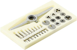 TOOLCRAFT TO-7106694 Tapborenset 30-delig HSS M1, M1.1, M1.2, M1.4, M1.6, M1.8, M2, M2,2, M2.5