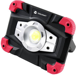 TOOLCRAFT TO-7566318 Werklamp LED werkt op USB, werkt op een accu 10 W 1100 lm