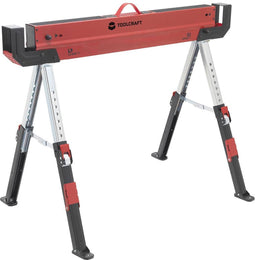 TOOLCRAFT TO-7726197 Zaagbok Staal In hoogte verstelbaar 300 kg (b x h x d) 520 x 620 x 1088 mm 9.3 kg 1 stuk(s)