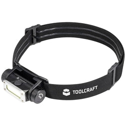 TOOLCRAFT TO-9469515 Hoofdlamp COB LED werkt op Li-ion oplaadbare batterij 450 lm 13 h