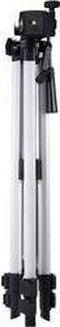 TOOLCRAFT Tripod 1/4 inch Werkhoogte: 51 - 150 cm Silver Inox Waterpas