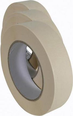 Toolland Afplaktape, zelfklevend, laat geen lijmresten na, 3 rollen, 30 mm x 50 m