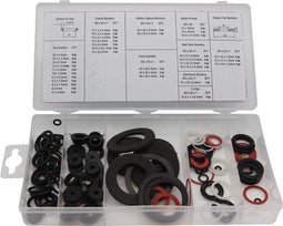 Toolland Assortiment afdichtingsringen, 125-delig, verschillende maten, meerkleurig