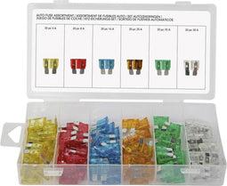 Toolland Assortiment autozekeringen, 120-delig, verschillende vermogens, meerkleurig