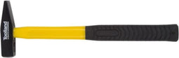 Toolland Bankhamer, stalen kop 200 g, glasvezelsteel voor kracht & duurzaamheid, geel/zwart