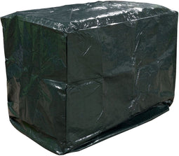 Toolland Beschermhoes voor barbecue, rechthoekig, donkergroen polyethyleen