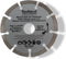 Toolland Diamantschijf, 125 mm, gesegmenteerd, droog snijden, 13500 tpm, 80 m/s, voor graniet, steen, baksteen, marmer