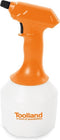 Toolland Drukspuit, elektrisch, regelbare sproeikop, ledindicator, 1 liter, wit/oranje/zwart