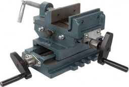 Toolland Dwarse bankschroef, hoogwaardig gietijzer, massieve schroefklem, opening 83 mm