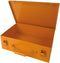 Toolland Gereedschapskoffer, metaal, voor elektrisch en accugereedschap, geel, 320 x 230 x 110 mm