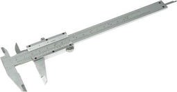 Toolland Hoogwaardige metalen schuifmaat - 150 mm/6", voor binnen, buiten en dieptemetingen