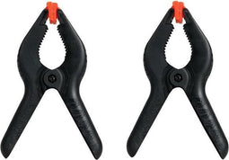 Toolland Lijmklemmen, nylon, 150 mm (6"), 2 stuks, snelle sluiting, zwart