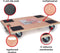 Toolland Meubelroller, met antislipbekleding, 4 pads, ingebouwd handvat, 4 rubberen zwenkwielen, triplex, draagkracht tot 400 kg, goed manoeuvreerbaar, 10.5 x 65 x 40 cm