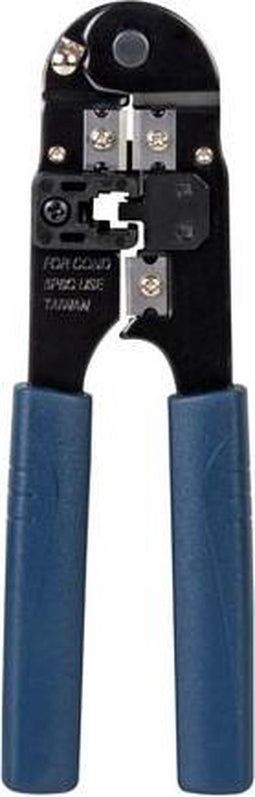 Toolland Multifunctionele krimptang, voor RJ11, RJ12 en RJ45 modulaire connectoren