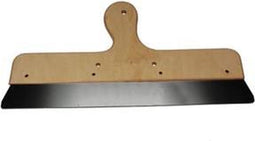 Toolland Plamuurmes, roestvrij staal, houten handgreep, 400 mm