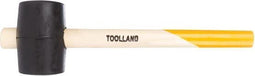 Toolland Rubberhamer, 500 g, houten steel, voor het plaatsen van tegels en (natuur)stenen