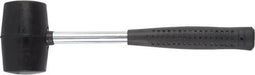 Toolland Rubberhamer, 500 g, metalen steel, ideaal voor camping & vloeren leggen