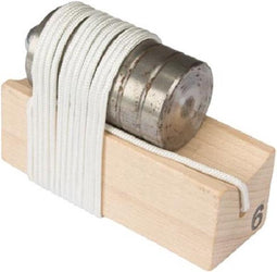 Toolland Schietlood, met draad, op blok, 800 g