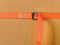 Toolland Set spanbanden, 4 stuks, eendelig, met gesp, voor het vastzetten van lichte ladingen, max. 200 kg, polyester, oranje, 3.6 m x 25 mm