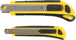 Toolland Set van 2 afbreekmessen/hobbymessen, kunststof, 18 mm