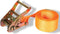 Toolland Spanband, eendelig, met ratel, voor het vastzetten van middelzware ladingen, max. 1000 kg, polyester, oranje, 3.65 m x 50 mm, 1 stuk