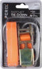 Toolland Spanband, tweedelig, met ratel en S-haken, voor het vastzetten van lichte ladingen, max. 500 kg, polyester, oranje, 4.5 m x 25 mm, 1 stuk