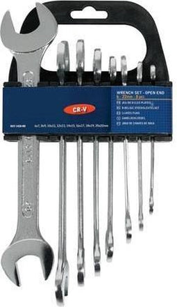 Toolland STEEKSLEUTELSET - 6-22 mm - 8-delig