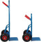 Toolland Steekwagen, inklapbaar, staal, blauw, laadvermogen 150 kg
