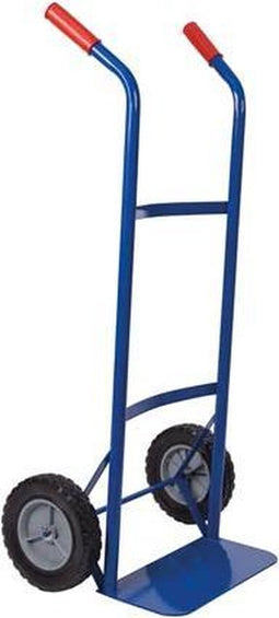 Toolland Steekwagen, met ergonomische handgrepen, staal, blauw, laadvermogen 80 kg