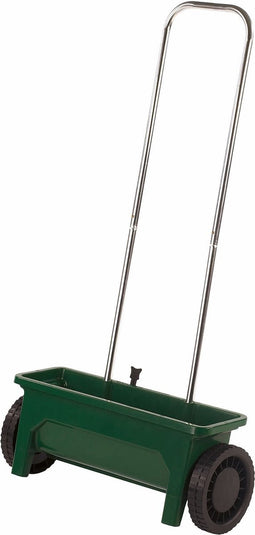 Toolland Strooiwagen, instelbare dosering, strooimateriaal 0-8 mm, 12 liter, groen