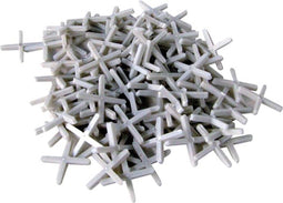 Toolland Tegelkruis, 250 stuks, kunststof, wit, voegbreedte 2 mm