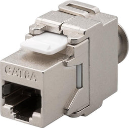 Toolless Keystone Jack CAT 6a 500MHz RJ45 STP SNAP-IN Shielded - Netwerkkabel - Computerkabel - Kabel