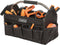 Toolpack Draagbare gereedschapstas Extend zwart met metalen draagbeugel 40x21x28 cm 360.016