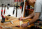 Toolpack timmermanspotlood-set , ovaalvormig, HB zwarte grafietstift, 50 potloden in doos